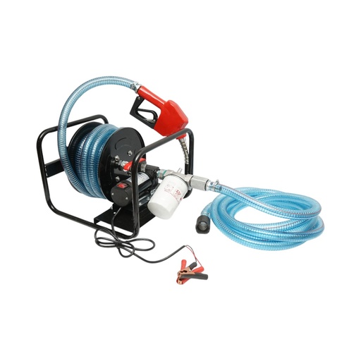 [AMAT6-124197] Pompa transfer combustibil mobila 12V, debit 40 L/min cu furtun si filtru