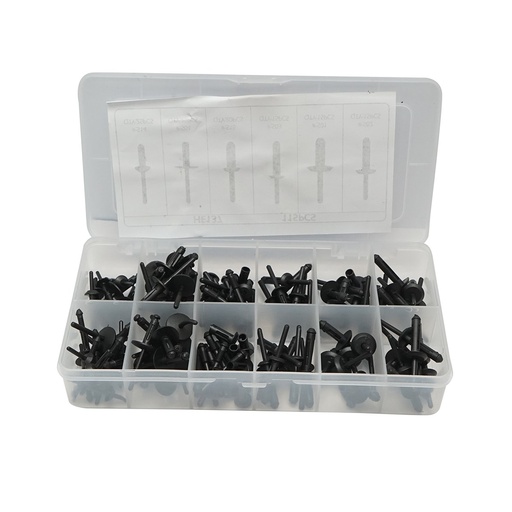 [AMAT6-124259] Trusa popnituri plastic auto universale 115 piese