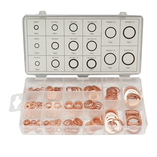 [AMAT6-124310] Trusa saibe cupru 4-22mm 220 piese