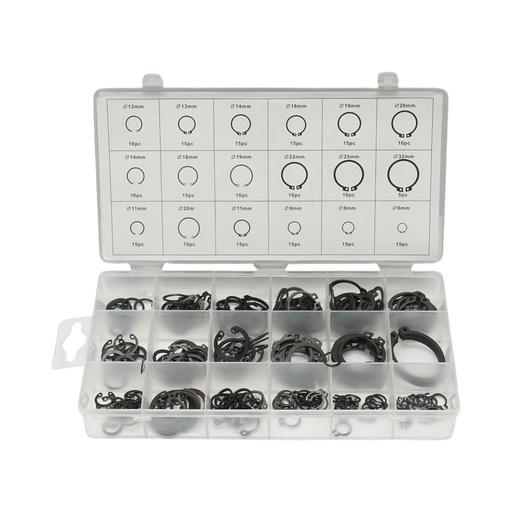 [AMAT6-124325] Trusa inele siguranta seeger interioare-exterioare 6-32mm 225 piese