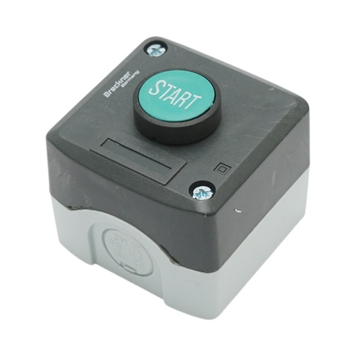 [AMAT6-124630] Carcasa buton comanda START verde cu revenire 1NO