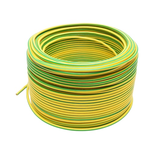 [AMAT6-124713] Cablu impamantare cupru 10mm galben-verde MYF H07V-K, izolatie PVC 450/750V 100m/rola