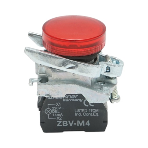 [AMAT6-124738] Indicator semnalizare LED rosu 220V, 14mA, TB4