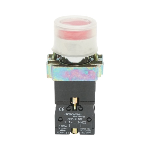 [AMAT6-124774] Lampa semnalizare alba cu alimentare directa si protectie 1NC, 220V, IP65, LAY5