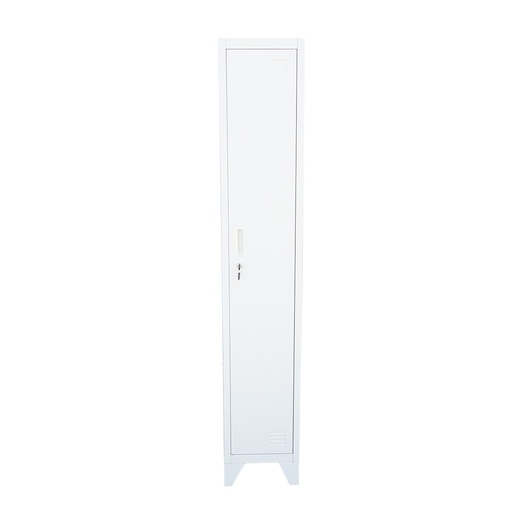 [AMAT6-124843] Dulap metalic fiset tip vestiar gri cu 1 usa securizata si 5 rafturi 1700x300x450mm