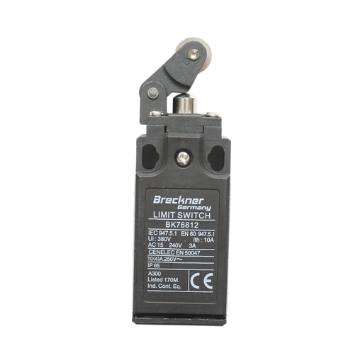 [AMAT6-124881] Intrerupator limita cu actuator tip piston, rola orizontala si brat scurt 250V/380V, 10A IP65