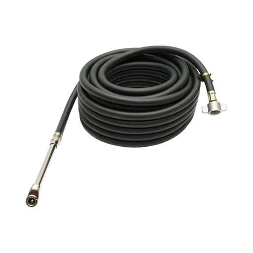 [AMAT6-125091] Furtun aer compresor 12m cauciucat 6x11mm cu capete de legatura pentru umflat roti