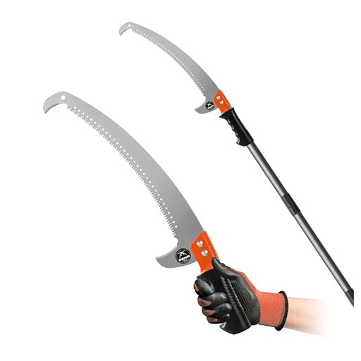 [AMAT6-125103] Fierastrau taiat crengi 580mm, lama otel curbata, maner pentru coada telescopica