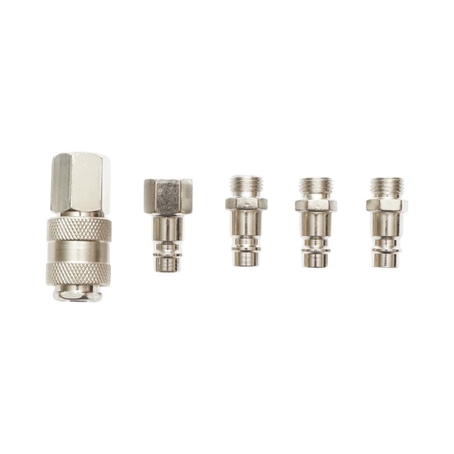 [AMAT6-125143] Set 5 cuple rapide 1/4 pentru furtunuri aer comprimat si scule pneumatice