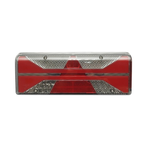 [AMAT6-125169] Lampa stop spate dreapta LED camion 24V, 7 pini ASS2.1+4x2 cu iluminare numar, alarma mers inapoi 400x153x88m