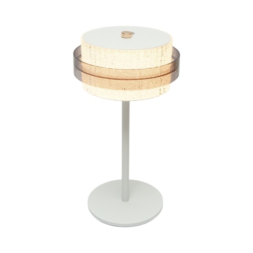 [AMAT6-125194] Lampa de masa touch LED 3W alba, baterie 3.7V/1800mAh, reincarcabila USB 5V/2A IP20