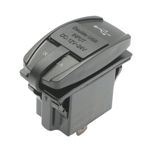 [AMAT6-125453] Incarcator priza bricheta auto 12V/24V, 2xUSB 5V/3.1A DC