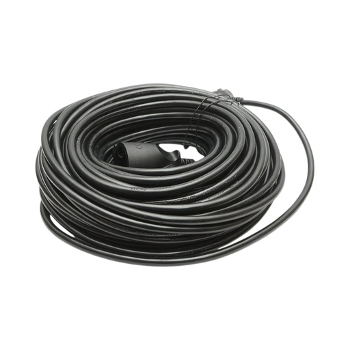 [AMAT6-125457] Cablu prelungitor pentru curent, lungime 30 metri cu priza si fisa tip Schuko 3x1.5mm negru 16A, 220V-250V
