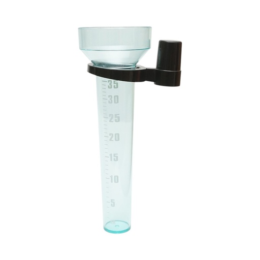 [AMAT6-125503] Pluviometru gradat 1-35mm cu suport de fixare pentru masurarea precipitatiilor 1-35 L/mp