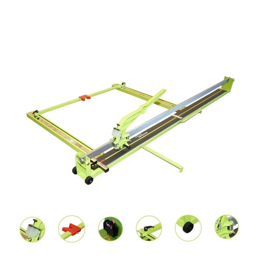 [AMAT6-125652] Masina profesionala de taiat gresie si faianta 1800mm, grosime 6-30mm, rulmenti de ghidaj, rezervor ulei si indicator laser