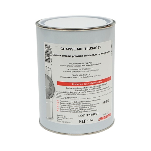[AMAT6-125711] Vaselina multifunctionala Manitou EP Extreme MoS2 NLGI 2 1kg