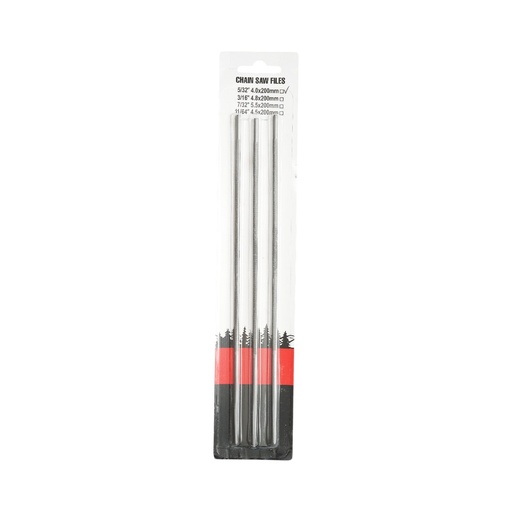 [AMAT6-125744] Set 3 pile rotunde ascutit lant drujba 4x200mm 5/32 inch