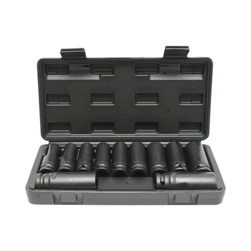 [AMAT6-125753] Trusa chei tubulare de impact lungi 10-24mm, 78mm, patrat 1/2 inch Cr-Mo 11 piese