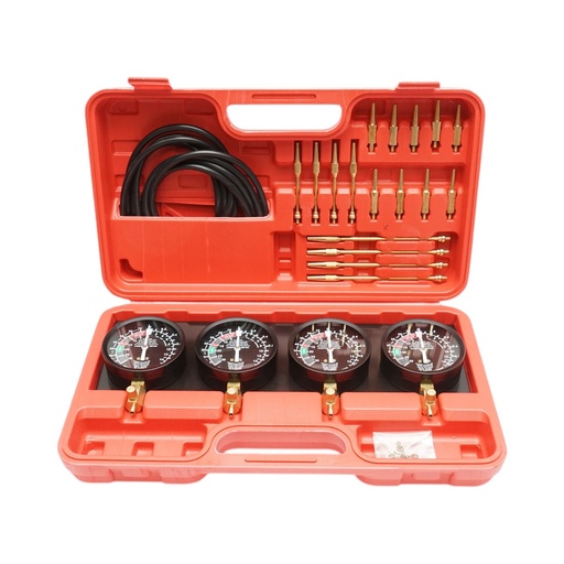 [AMAT6-125778] Trusa sincronizare injectie, carburatoare cu 4 manometre si adaptoare 36 piese