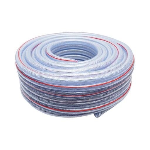[AMAT6-125892] Furtun gradina PVC transparent 3/4 inch (19mm), PN6 bar, 19x25mm cu insertie textila impletita 50m/rola UZ INTENSIV