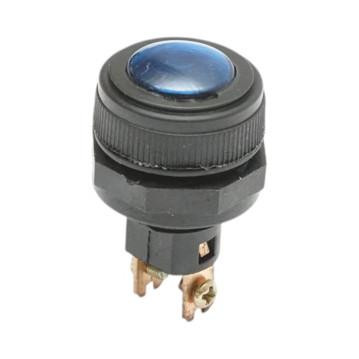[AMAT6-125945] Indicator luminos albastru 12V/10A–24V/5A cu 2 pini universal