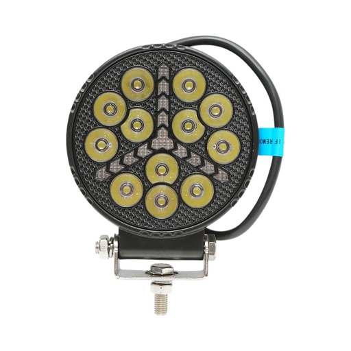 [AMAT6-126050] Proiector rotund LED cu DRL 9-36V, 19W alb-galben, carcasa aluminiu 108x108x38mm IP68