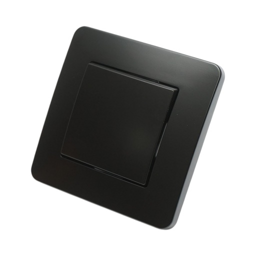[AMAT6-126101] Intrerupator cap scara negru incastrat 220V, 10AX, PC 80x80mm