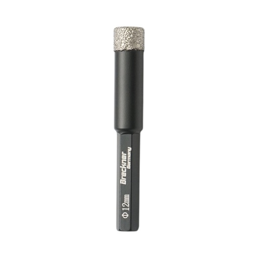 [AMAT6-126152] Carota diamantata burghiu 12x80mm, prindere hexagonala 1/4 pentru placi ceramice, marmura, granit