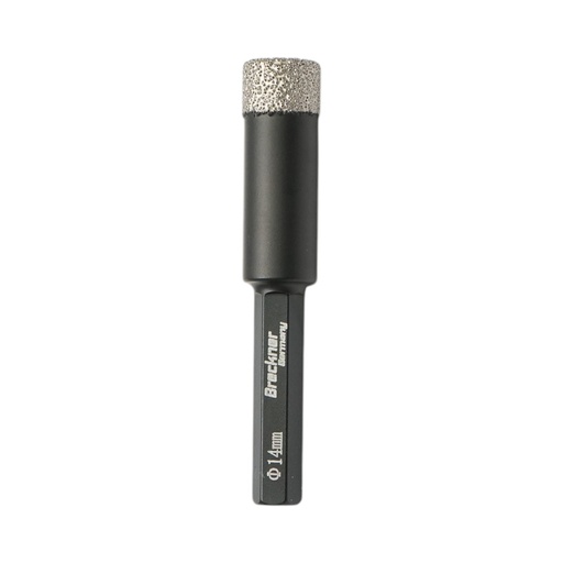 [AMAT6-126153] Carota diamantata burghiu 14x80mm, prindere hexagonala 1/4 pentru placi ceramice, marmura, granit