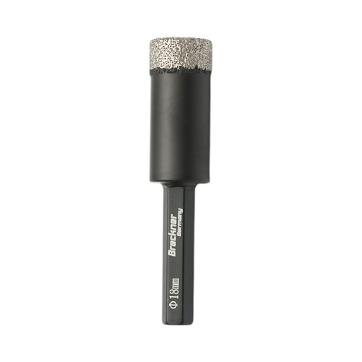 [AMAT6-126154] Carota diamantata burghiu 18x80mm, prindere hexagonala 1/4 pentru placi ceramice, marmura, granit