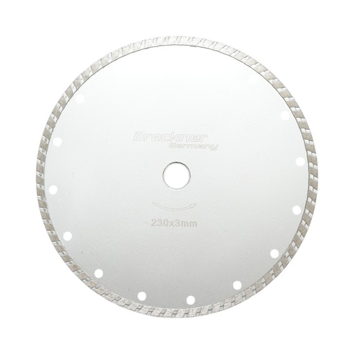 [AMAT6-126490] Disc diamantat turbo sinterizat 230x3x22.23, taiere umeda/uscata pentru piatra, gresie, ceramica, marmura