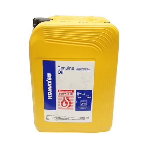 [AMAT6-126542] Ulei motor Komatsu 15W40 DEO Genuine Oil Heavy Duty 20L