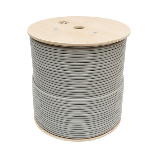 [AMAT6-126581] Cablu retea CAT6 FTP ecranat cupru 23AWG 4 perechi, separator cruce, PVC gri 305m/rola
