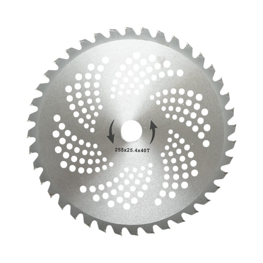 [AMAT6-126658] Disc circular vidia 255x25.4x1.15mm, 40 dinti pentru motocoasa de umar THOR