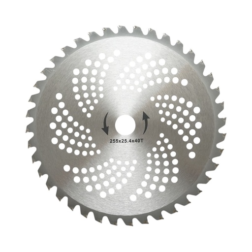 [AMAT6-126659] Disc circular vidia 255x25.4x1.3mm, 40 dinti pentru motocoasa de umar THOR