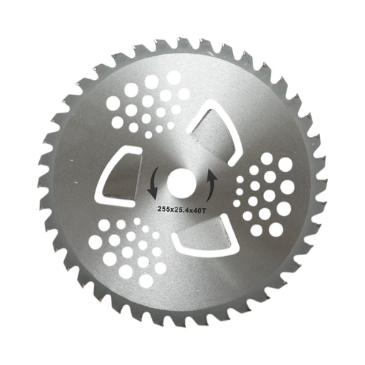 [AMAT6-126661] Disc circular vidia 255x25.4x1.15mm, 40 dinti pentru motocoasa de umar THOR