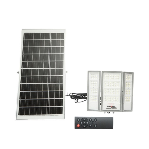 [AMAT6-126671] Lampa LED 2400lm, 6500K cu panou solar 40W, baterie LifePO4 3.2V/30Ah, senzor de miscare si telecomanda IP66