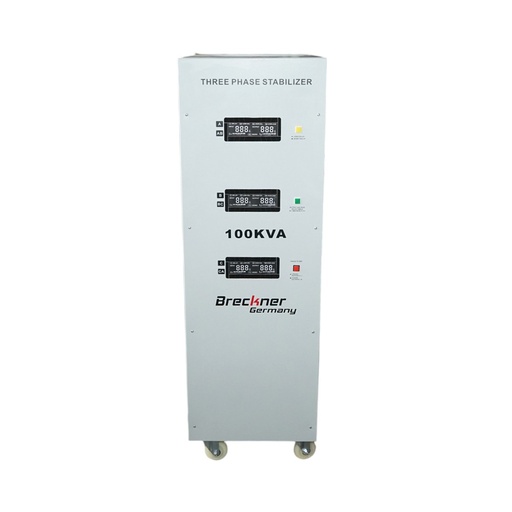 [AMAT6-126714] Stabilizator automat de tensiune 100KVA trifazat cu servomotor, bypass, afisaj LCD