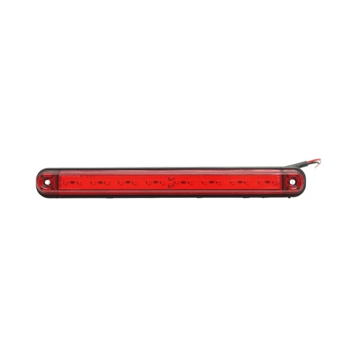 [AMAT6-126840] Lampa gabarit laterala LED slim 12-24V rosie 16 LED-uri 235x26.5x21mm