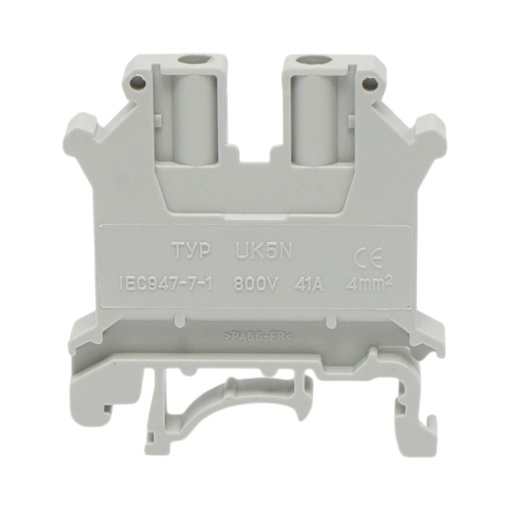 [AMAT6-127046] Clema de sir pe sina DIN 4mm² 41A 800V gri UK5N Longroad