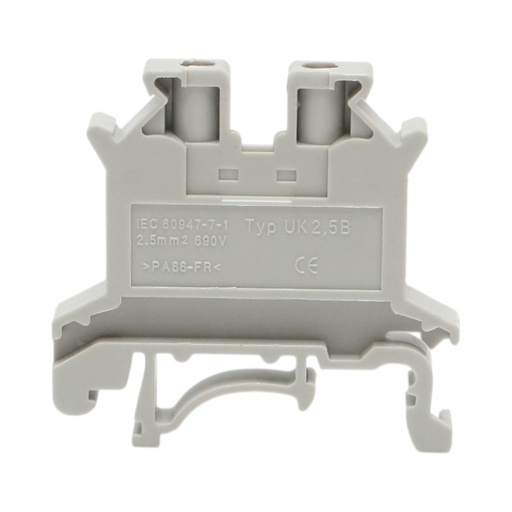 [AMAT6-127050] Clema de sir pe sina DIN 2.5mm² 24A 690V gri UK2.5B Longroad