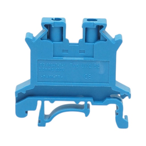 [AMAT6-127055] Clema de sir pe sina DIN 2.5mm² 24A 690V UK2.5B albastra Longroad