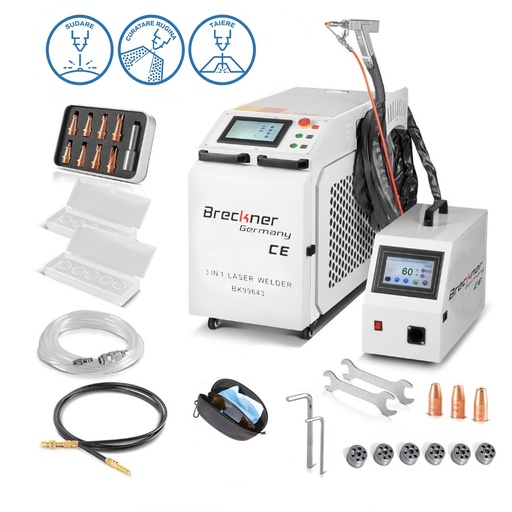 [AMAT6-127062] Aparat de sudura cu fibra laser 3 in 1 sudura, taiere, curatare 1500W profesional