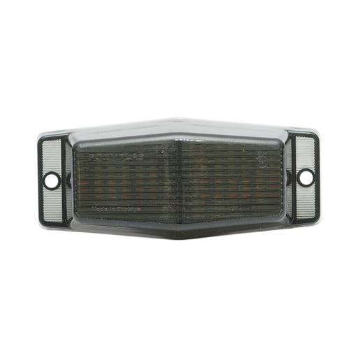 [AMAT6-127155] Lampa gabarit grila fata LED 24V galben fumuriu 24 LED-uri 135x60x40mm