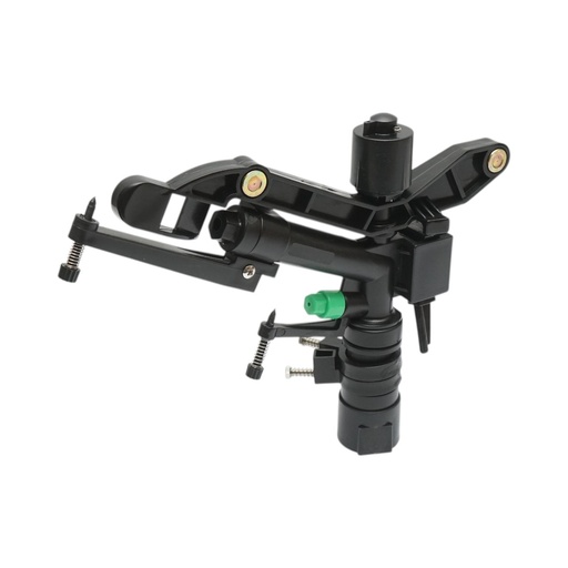 [AMAT6-127177] Aspersor de impact reglabil cu brat oscilant, 2 duze, raza 18-25m, debit 75-82 L/min, filet interior 1 inch