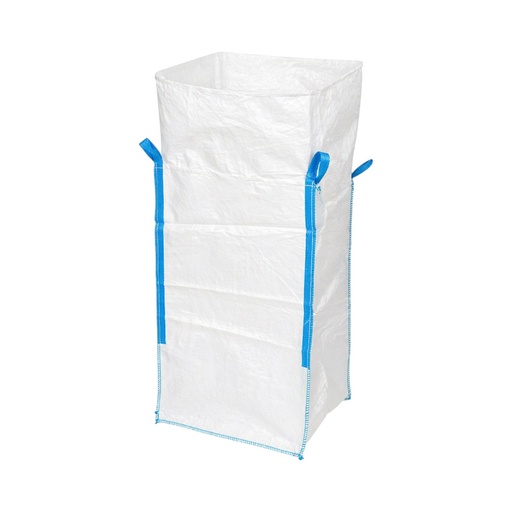 [AMAT6-127268] Sac big bag 95x95x180cm alb, capacitate 1500kg, tip U-Panel nelaminat, fund plan, top fusta 85cm