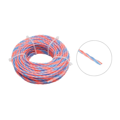 [AMAT6-127341] Fir patrat rasucit motocoasa 3mm x 15m multicolor