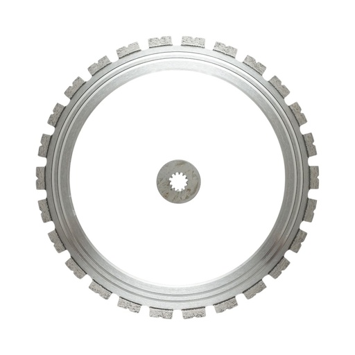[AMAT6-127654] Disc inelar diamantat segmentat 400mm, 26 dinti, rola antrenare pentru masina de taiat beton