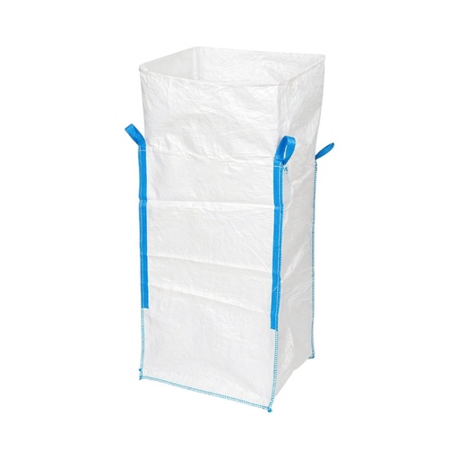 [AMAT6-127681] Sac big bag 95x95x165cm alb, capacitate 1500kg, tip U-Panel nelaminat, fund plan, top fusta 85cm
