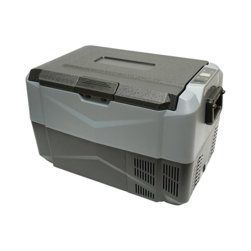[AMAT6-127772] Frigider auto 35L cu compresor 12V-24V-220V, 60W, afisaj LCD, zona dubla de racire, USB 630x390x390mm